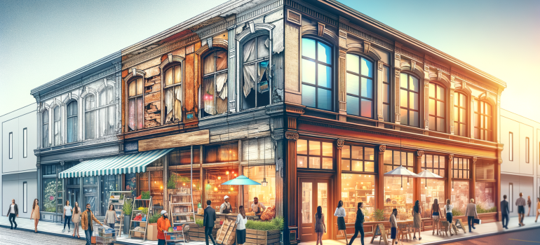 commercial facade renovation impact